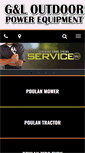 Mobile Screenshot of gandlequipment.com