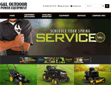 Tablet Screenshot of gandlequipment.com
